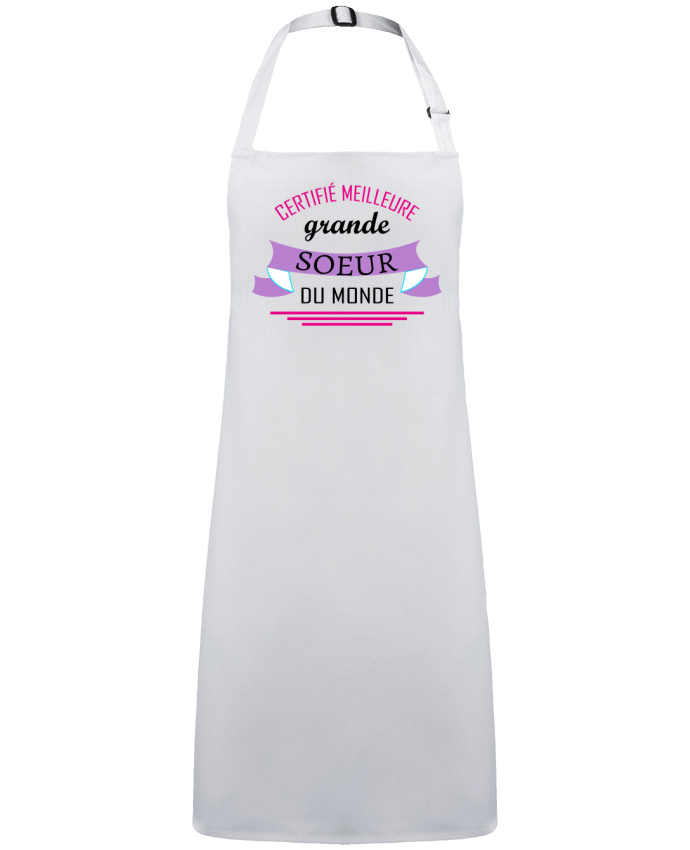 Apron no Pocket Certifié meilleure grande sœur du monde by  tunetoo