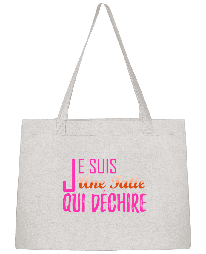 Shopping tote bag Stanley Stella Je suis une tatie qui déchire by tunetoo