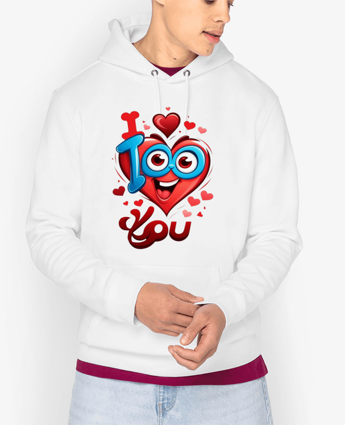 Hoodie i love you Par mrzouzou