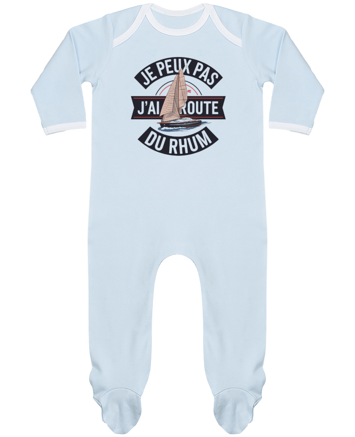Body Pyjama Bébé je peux pas j'ai route du rhum par bwilfy