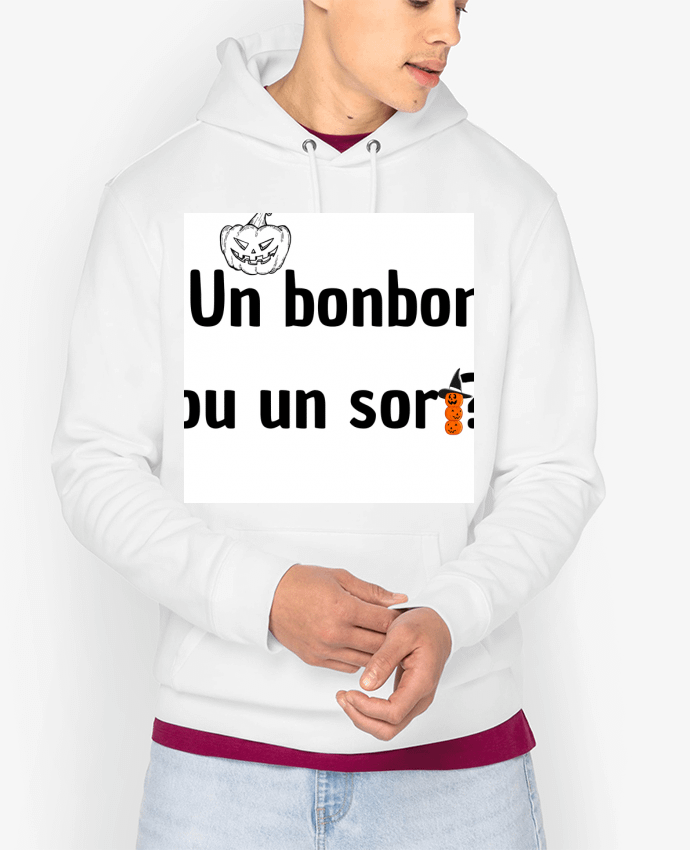 Hoodie Un bonbon ou un sort? Par Cysou.hlm