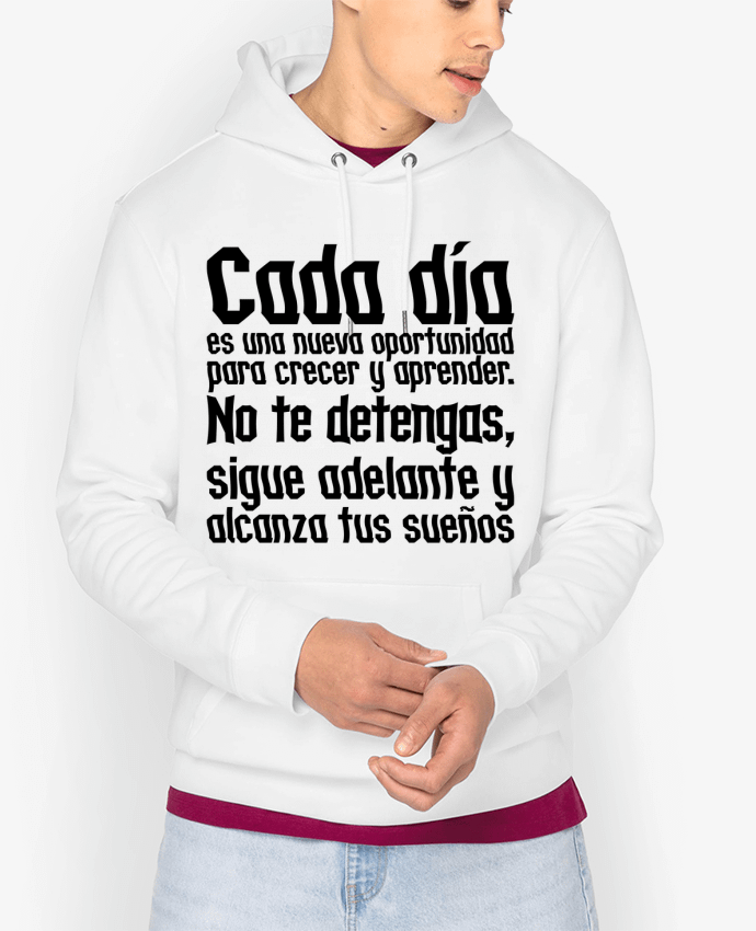 Hoodie No te detengas Par Hector Herrera Desing