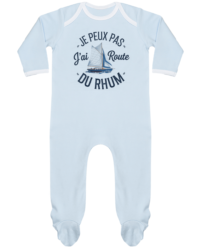 Body Pyjama Bébé je peux pas j'ai route du rhum par bwilfy