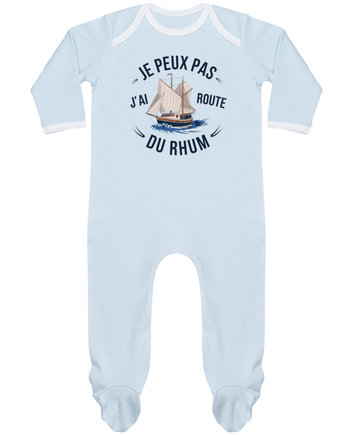 Body Pyjama Bébé je peux pas j'ai route du rhum par bwilfy