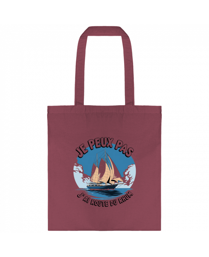Tote-bag je peux pas j'ai route du rhum par bwilfy