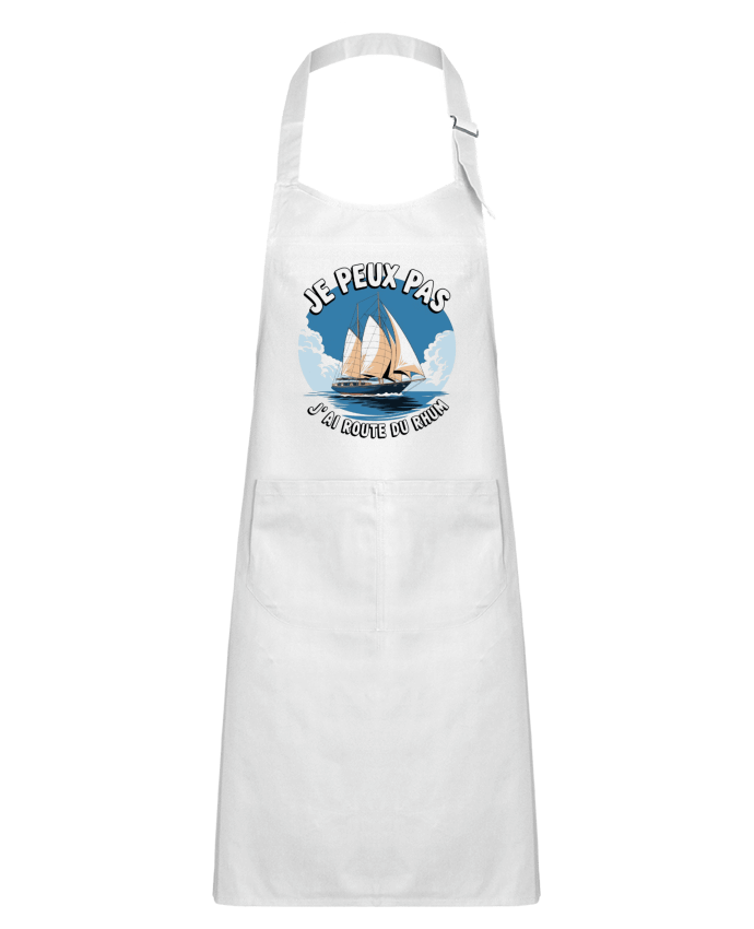 Tablier Enfant je peux pas j'ai route du rhum par bwilfy