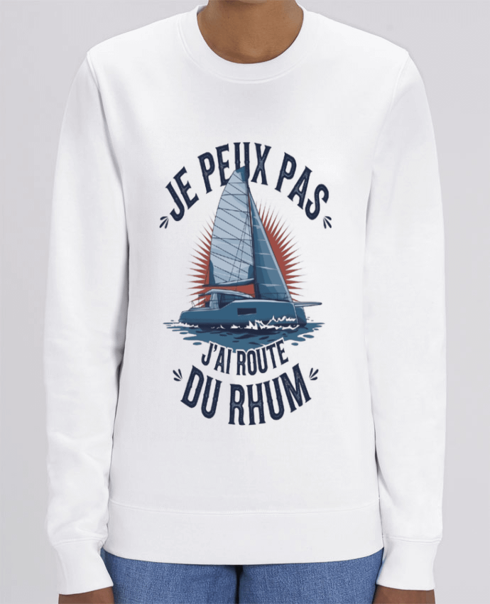 Sweat-shirt je peux pas j'ai route du rhum Par bwilfy