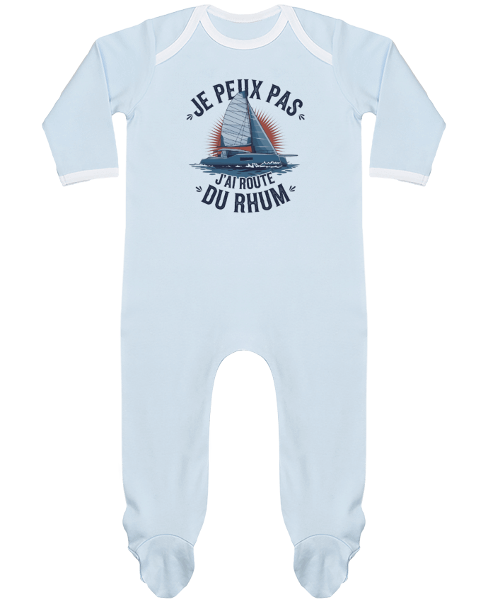 Body Pyjama Bébé je peux pas j'ai route du rhum par bwilfy