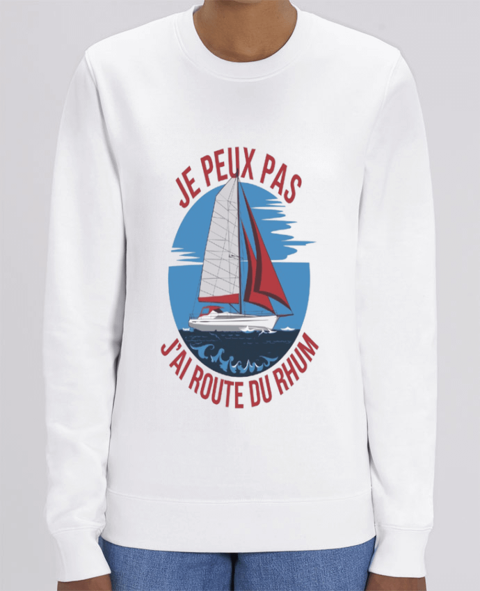 Sweat-shirt je peux pas j'ai route du rhum Par bwilfy