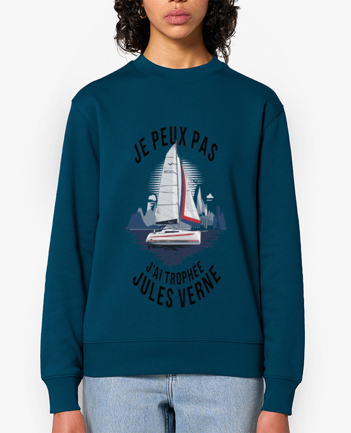 Sweat-shirt je peux pas j'ai trophée Jules verne Par bwilfy