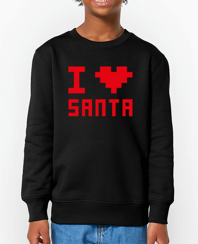 Sweat-shirt enfant I LOVE SANTA Par  tunetoo