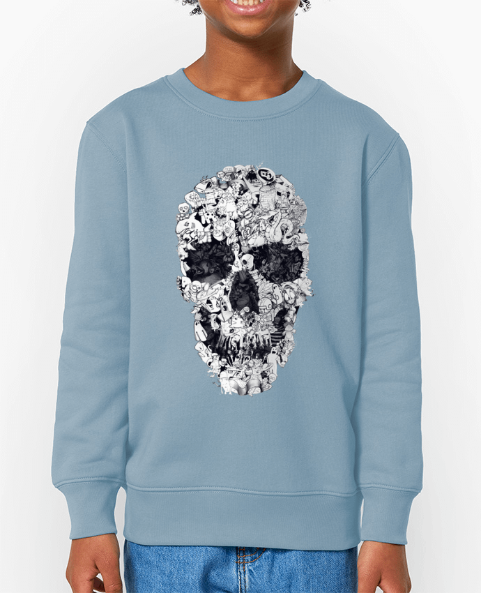 Sweat-shirt enfant Doodle bw Par  ali_gulec