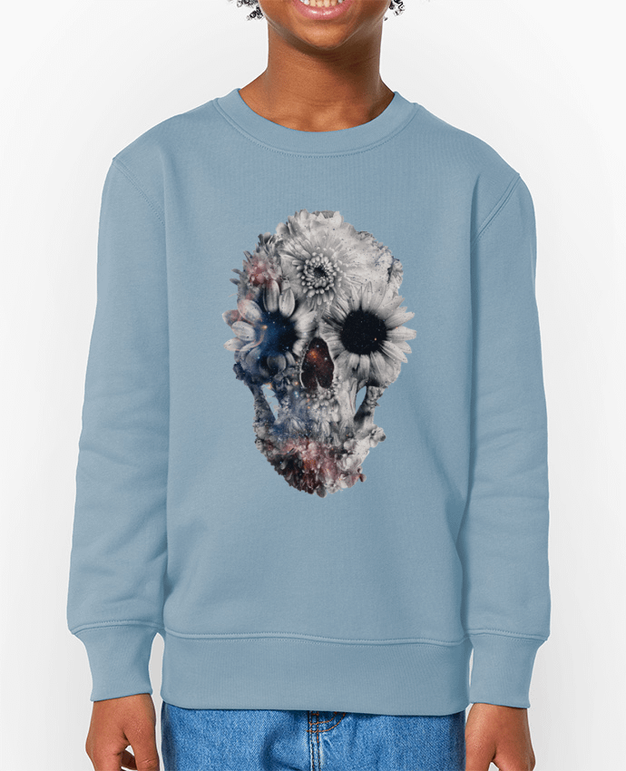 Sweat-shirt enfant Floral skull 2 Par  ali_gulec