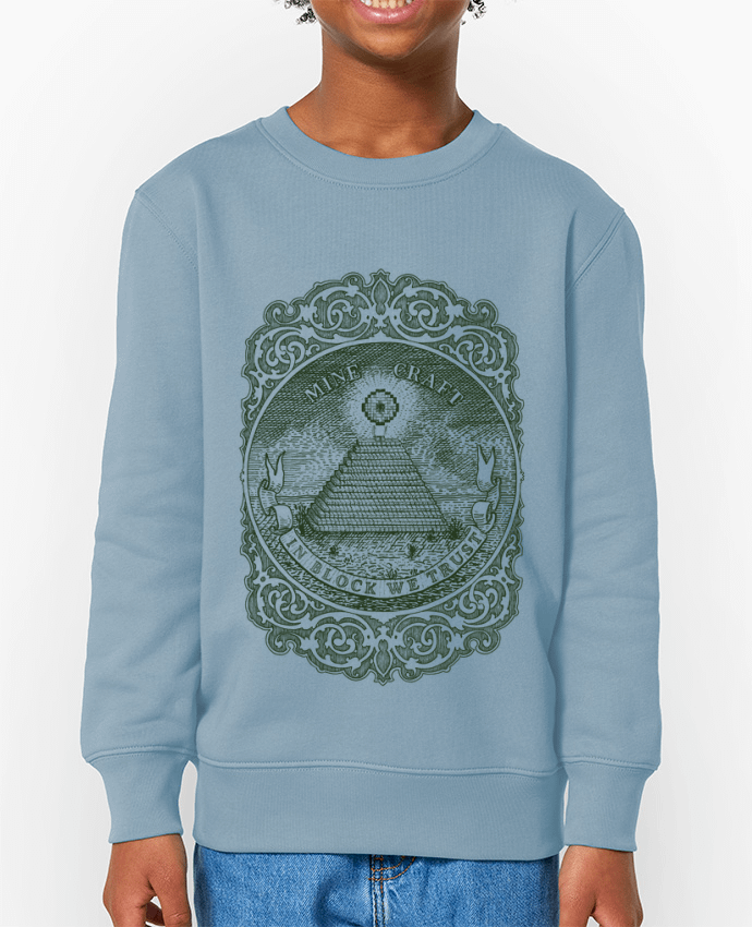 Sweat-shirt enfant In block we trust Par  Florent Bodart