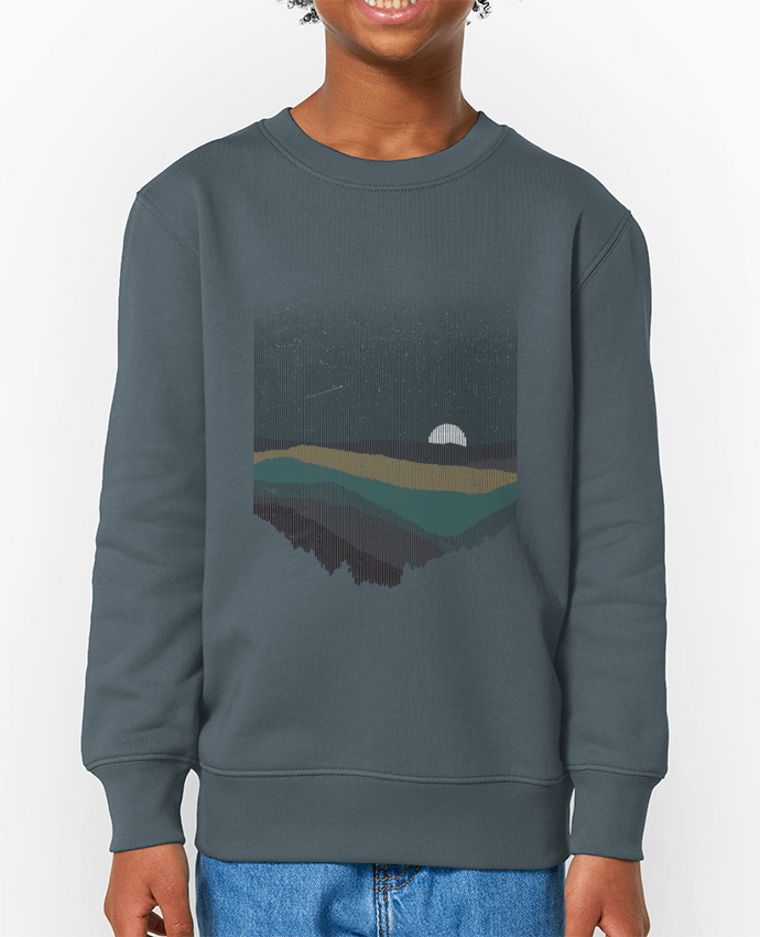 Sweat-shirt enfant Moonrise Color Par  Florent Bodart