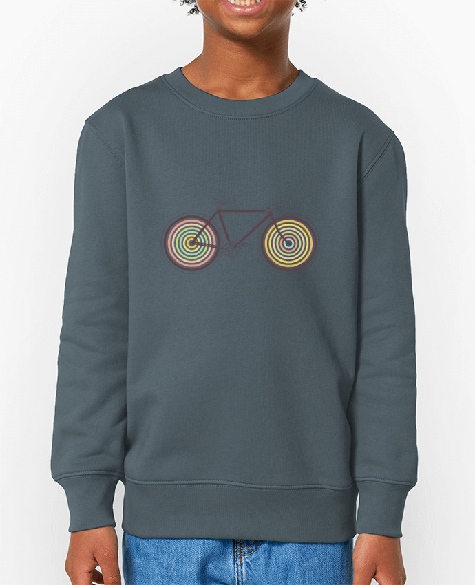 Sweat-shirt enfant Velocolor Par  Florent Bodart