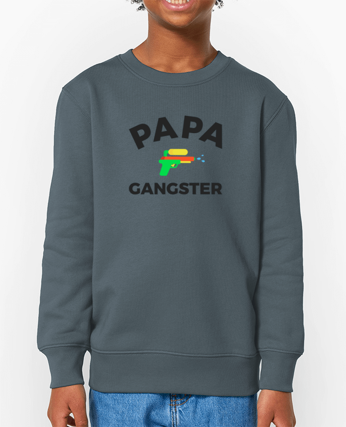 Sweat-shirt enfant Papa Ganster Par  Ruuud