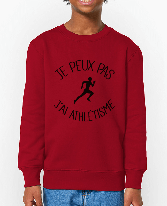 Sweat-shirt enfant Je peux pas j'ai Athlétisme Par  Freeyourshirt.com