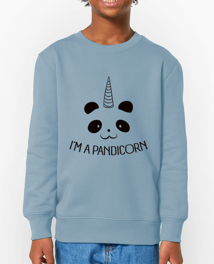 Sweat-shirt enfant I'm a Pandicorn Par  Freeyourshirt.com