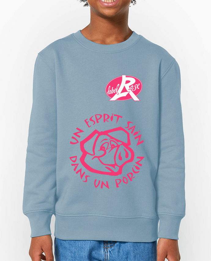 Sweat-shirt enfant un esprit sain dans un  porcin Par  LabelRose