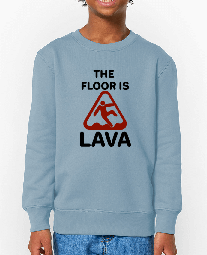 Sweat-shirt enfant The floor is lava Par  tunetoo
