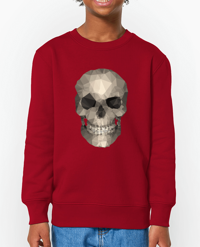 Sweat-shirt enfant Polygons skull Par  justsayin