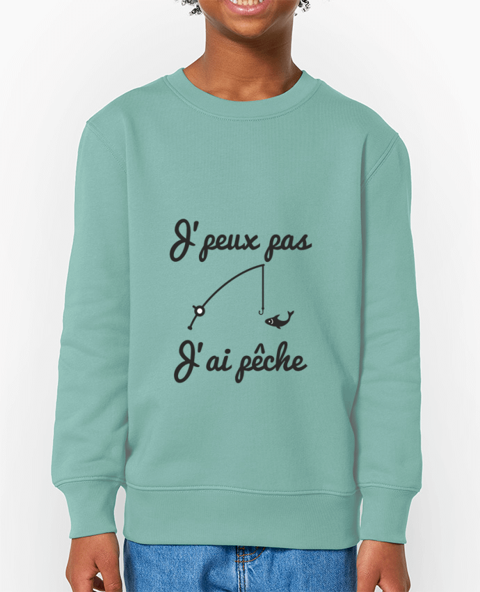 Sweat-shirt enfant J'peux pas j'ai pêche,tee shirt pécheur,pêcheur Par  Benichan