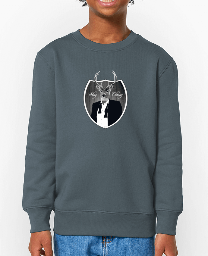 Sweat-shirt enfant Cerf Stay classy Par  justsayin