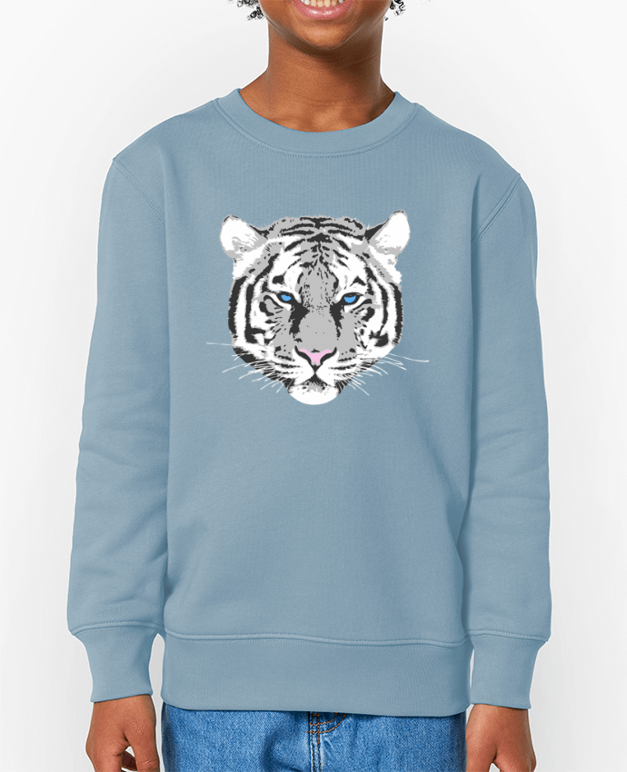 Sweat-shirt enfant Tigre blanc Par  justsayin