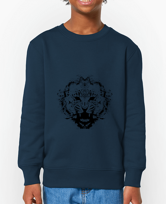 Sweat-shirt enfant leopard Par  Graff4Art