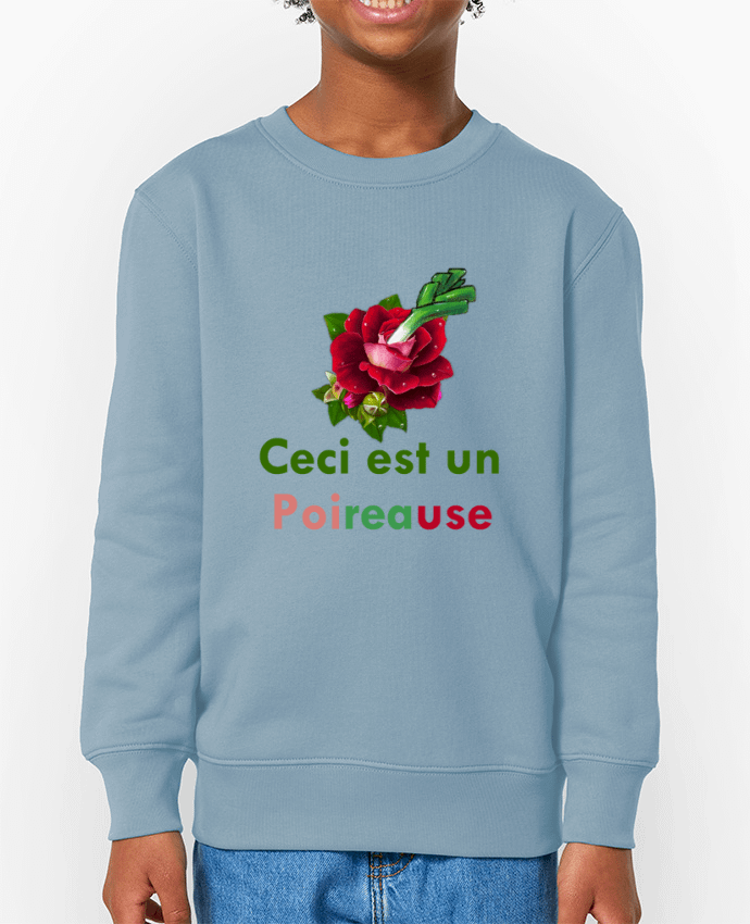 Sweat-shirt enfant Poireause Par  Y E S