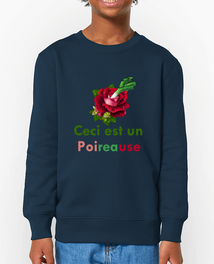 Sweat-shirt enfant Poireause Par  Y E S