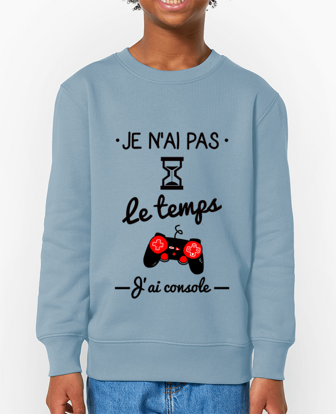 Sweat-shirt enfant Pas le temps, j'ai console, tee shirt geek,gamer Par  Benichan