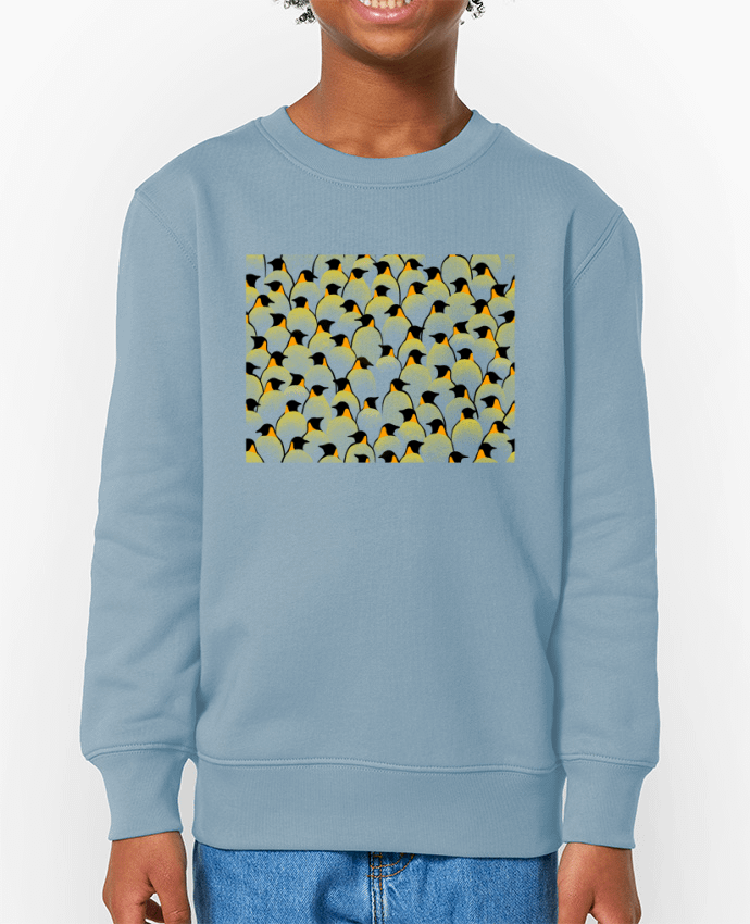 Sweat-shirt enfant Pengouins Par  Florent Bodart