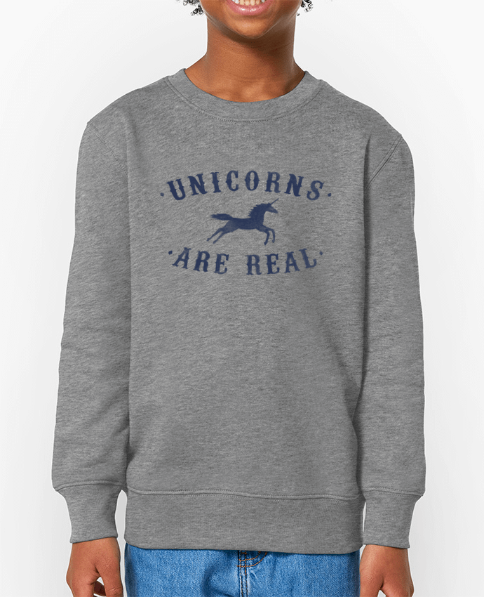 Sweat-shirt enfant Unicorns are real Par  Florent Bodart