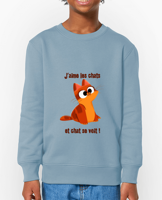 Sweat-shirt enfant Chaton Par  emotionstudio
