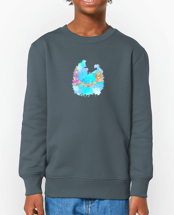 Sweat-shirt enfant Watercolor Mermaid Par  PinkGlitter