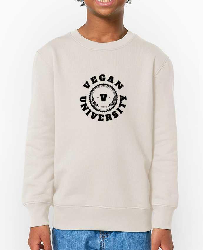 Sweat-shirt enfant Vegan University Par  Les Caprices de Filles