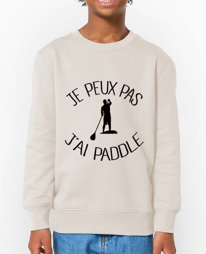 Sweat-shirt enfant Je peux pas j'ai Paddle Par  Freeyourshirt.com