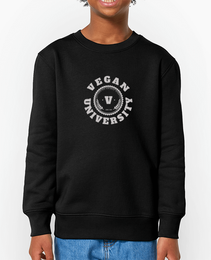 Sweat-shirt enfant Vegan University Par  Les Caprices de Filles