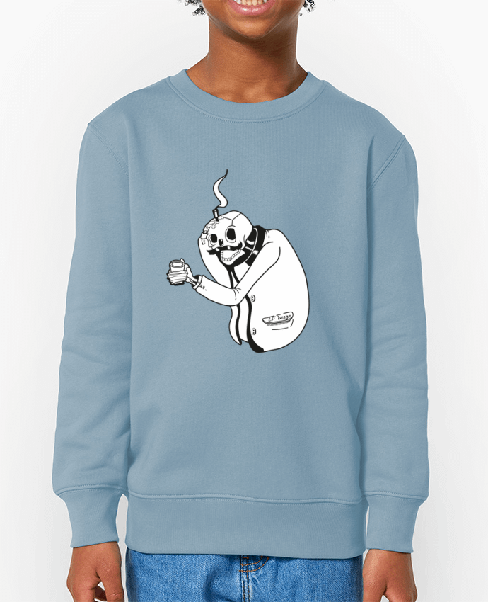 Sweat-shirt enfant Tête de mort Par  LF Design