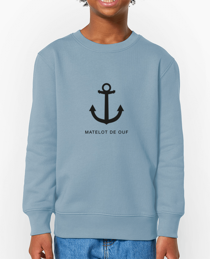 Sweat-shirt enfant MATELOT DE OUF Par  LF Design