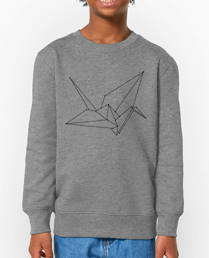 Sweat-shirt enfant Origami bird Par  /wait-design