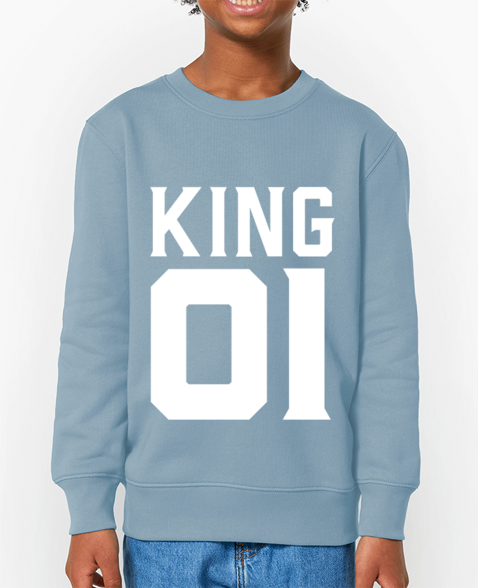 Sweat-shirt enfant king 01 t-shirt cadeau humour Par  Original t-shirt