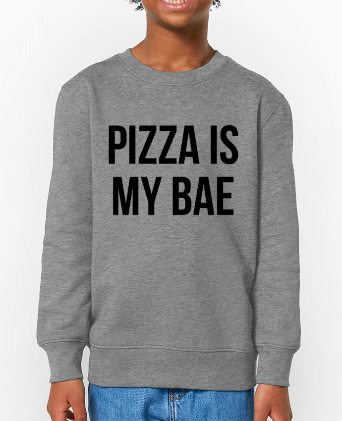 Sweat-shirt enfant Pizza is my BAE Par  Bichette