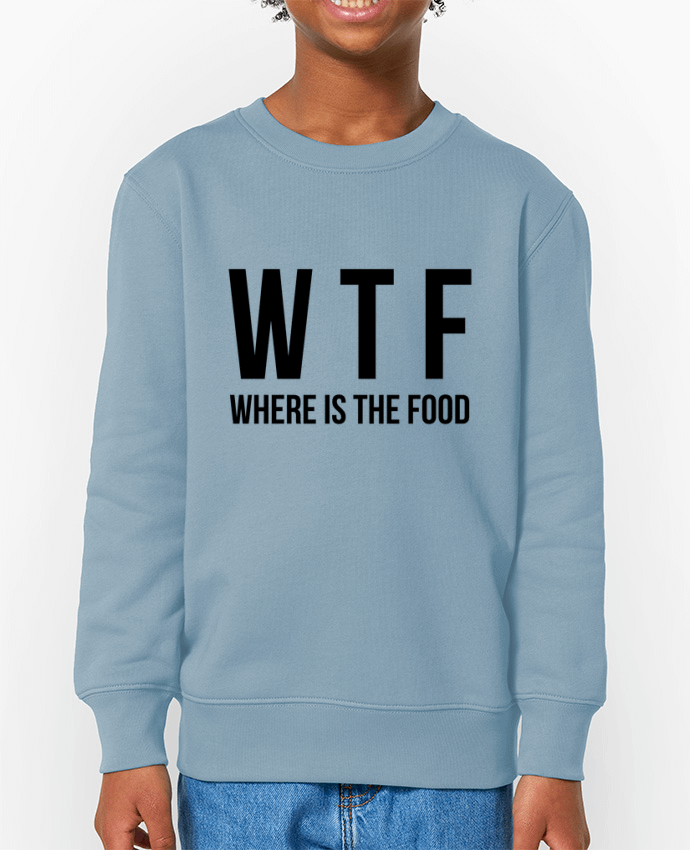 Sweat-shirt enfant Where is The Food Par  Bichette