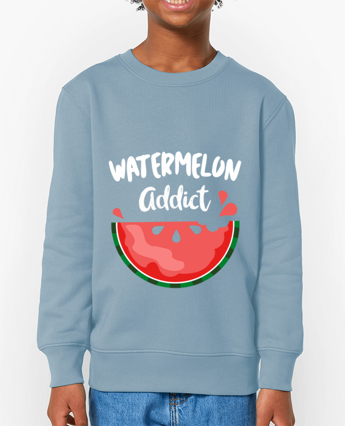 Sweat-shirt enfant Watermelon addict Par  Bichette