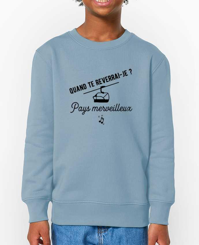 Sweat-shirt enfant Pays merveilleux humour Par  Original t-shirt