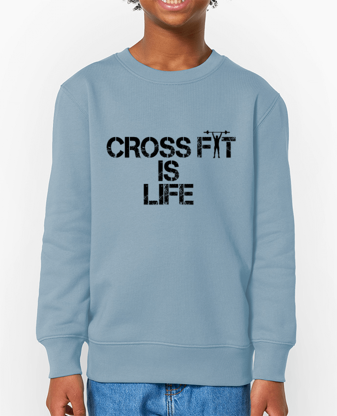 Sweat-shirt enfant Crossfit is life Par  tunetoo