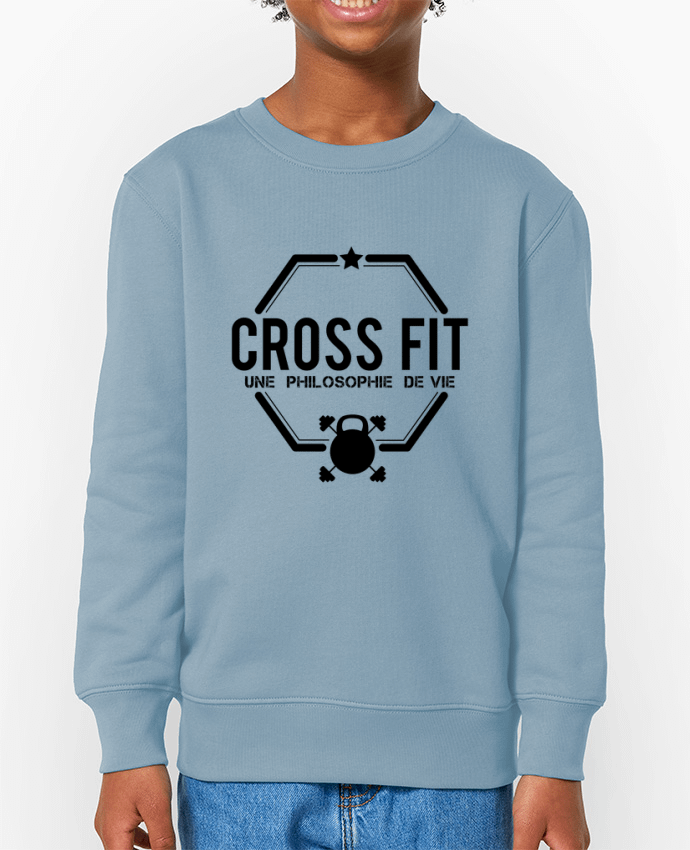 Sweat-shirt enfant Crossfit une philosophie de vie Par  tunetoo